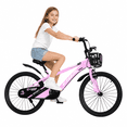 thumbnail image 3 of ICEELF 20 inch Kids Bike, Carbon Steel Frame, Dual Brakes, Adjustable Seat,Kickstand for Boys Girls Ages 3-12, 3 of 9