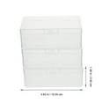 thumbnail image 2 of KAKOWELY 3pcs Transparent Empty Cards Boxes Playing Game Cards Empty Cards Container,3.94"X2.76"X1.38", 2 of 4