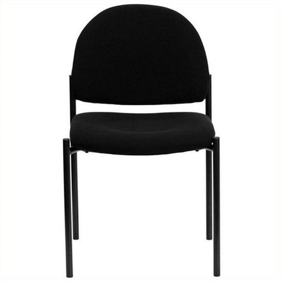 Scranton & Co Side Stacking Chair in Black