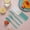 A929 christmas decorations under 5$, variant on Cutlery Set under $5! kkbbma 4Pcs Plastic Cutlery Set, Eco-Friendly Knife Fork Spoon Tableware with Storage Box for Outdoor and Campus Use