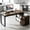 Black, variant on DreamCurship 55 Inch Reversible L Shaped Desk with 3 Storage Drawers, Computer Desk with Shelves and Monitor Stand, Corner Desk for Small Spaces, White and Walnut