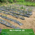 thumbnail image 4 of HTYSUPPLY - Black Plastic Sheeting - 2 mil - (10' x 100') - Black Plastic Tarp, Polyethylene Vapor Barrier Plastic Sheeting, Black Painters Tarp, Roll of Lightweight Plastic, 4 of 7