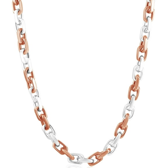 Pompeii Men's 14k Gold (106gram) or Platinum (171gram) 6.5mm Link Chain Necklace 22" (,)