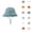 Dark Green, variant on Baby Girl Cotton Bucket Hat Bow Knot Design Soft Sun Protection Fisherman Cap Lightweight Breathable UV Protection Summer Hat for Toddler Girls Age 0-12 Months Outdoor Beach Travel Daily Wear