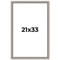 21x33 Frame Grey Real Wood Picture Frame Width 1.25 inches | Interior Frame Depth 0.5 inches | Hans