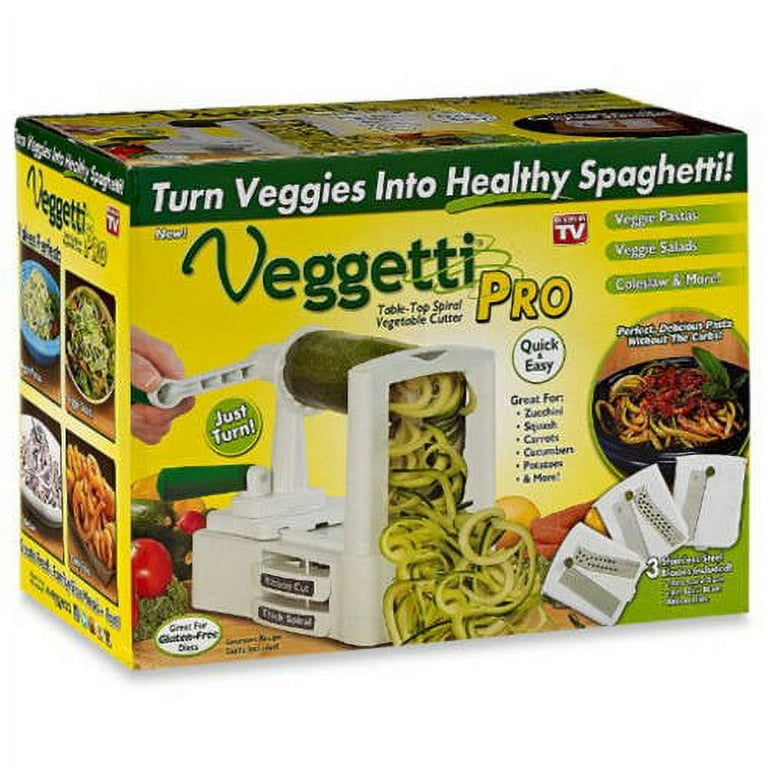 Spiral Vegetable Slicer Veggetti Spaghetti Cutter Multipurpose