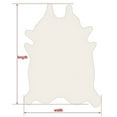 thumbnail image 5 of Real Tricolor Cow Skin Area Rug Hair on Leather Hide 6.5 ft X 6.5 ft - 45 x 45 sq.ft Approx. Multicolor Led Lights, Motion Sensor, USB & Battery Power Option, 5 of 5