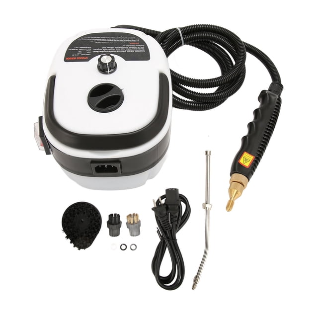 Limpiador a vapor de 2500 W, máquina de limpieza portátil de alta presión y alta temperatura para muebles de coche
