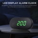 thumbnail image 3 of 1pc LED Digital Reloj de despertador Reloj de escritorio LED Luminoso Reloj de alarma con cable, 3 of 5