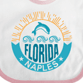 thumbnail image 4 of Inktastic Naples Florida Beach Vacation Boys or Girls Baby Bib, 4 of 4
