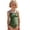 Z-Army Green140, variant on Girls Two Piece Tankini Set Spaghetti Strap Scoop Neck Sleeveless Top With Cozy Bttom Color Block Swimsuit For Swimming And Beach Playwear