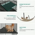 thumbnail image 2 of Cat Cage Indoor Cat Enclosures DIY Cat Playpen Metal Kennel With Extra Large Hammock For 12 Cats Ferret Chinchilla Rabbit Small Animals, 2 of 9