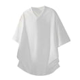 thumbnail image 4 of UAMVSH Big and Tall T Shirts for Men Breathable V Neck Short Sleeve Tops Oversized Casual Textured Summer Tees Beach Vacation Outifts, 4 of 5