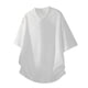 thumbnail image 5 of Camiseta de Manga Corta Color Sólido Casual Suelto Transpirable Cuello en V Top para Hombres, 5 of 5