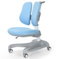 thumbnail image 1 of Patiojoy Kids Study Chair w/Lockable Casters Adjustable Height for Growing Child Blue, 1 of 6