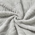 thumbnail image 2 of Mocaletto Throw Blankets,Fleece Blanket,Soft Fuzzy Plush Blanket, Luxury Flannel Lap Blanket, Super Cozy and Comfy for All Seasons (Light Grey, 50x70 in), 2 of 6