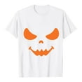 thumbnail image 4 of ZHOGXU Men's T Shirts Pumpkin Graphic Print Short Sleeve Round Neck Loose Fit Comfortable Tee For Casual Daily Wear,White,Xxl, 4 of 4