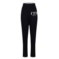 thumbnail image 5 of Jsaierl Fleece Lined Leggings for Women High Waist Warm Thick Tights Butt Lifting Cotton Pants Petite Gym Workout Legging, 5 of 6