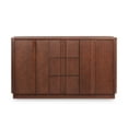 thumbnail image 2 of Teamson Home Potomac Modern Solid Wood Sideboard with Push-to-Open Storage, Adjustable Shelf, 3 Drawers & 2 Cabinets, 2 of 14