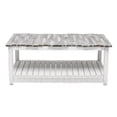 thumbnail image 2 of Pemberly Row Contemporary Solid Wood Coffee Table in White/Gray, 2 of 6