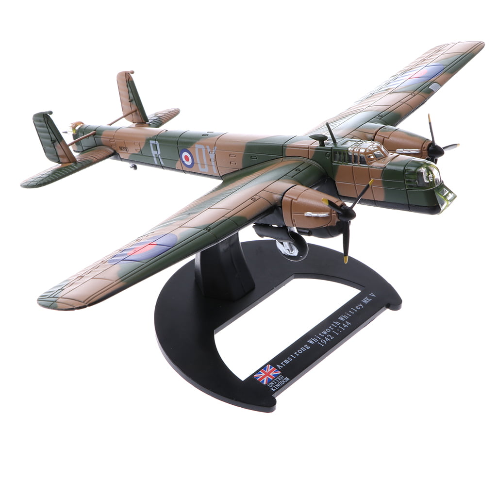 Military Vehicle 1:144 Armstrong Whitworth Whitley MK V 1942 Aircraft Model 