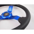 thumbnail image 3 of 1984 + CLUB CAR DS Blue steering wheel golf cart With Chrome Adapter", 3 of 4