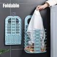 thumbnail image 6 of ievspot Collapsible Laundry Hamper Wall Mounted Clothes Organizer Foldable Laundry Basket Breathable Mesh Storage Organizer Wall for Bathroom for Small, 6 of 8