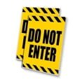 thumbnail image 1 of Do Not Enter (24" X 36") 4mm Corrugated Plastic Panel, Graphics Applied To 1 Side (Pk of 2), 1 of 4