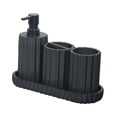 thumbnail image 2 of Accesorios de baño Strade Fareast Limited 4 piezas dispensador negro, 2 of 8