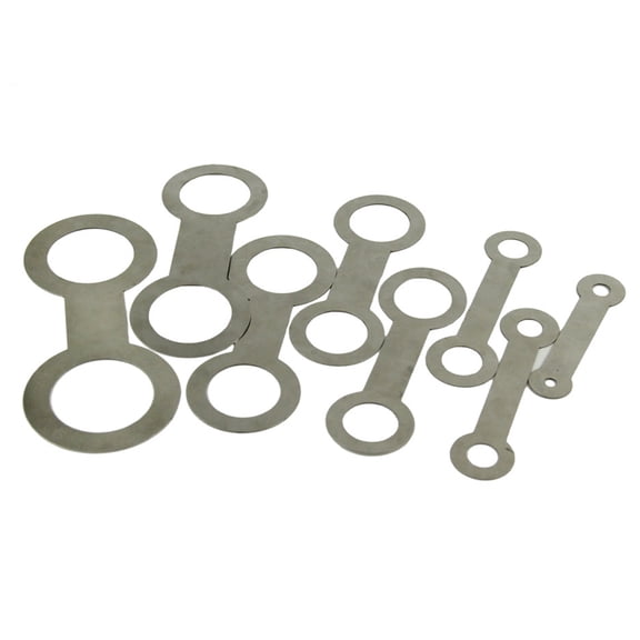 Juego de 8 almohadillas de saxofón de Acero inoxidable Soidarity Kit de reparación de saxofón Soprano