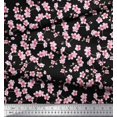 thumbnail image 3 of Soimoi Cotton Duck Fabric Blossom Floral Print Sewing Fabric Yard 42 Inch Wide, 3 of 3