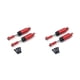 thumbnail image 3 of Vogacara Amortiguador de coche RC de 2 piezas, amortiguador lleno de aceite para vehículo, piezas de repuesto modificadas para automóvil, Rojo 2piezas, 3 of 6