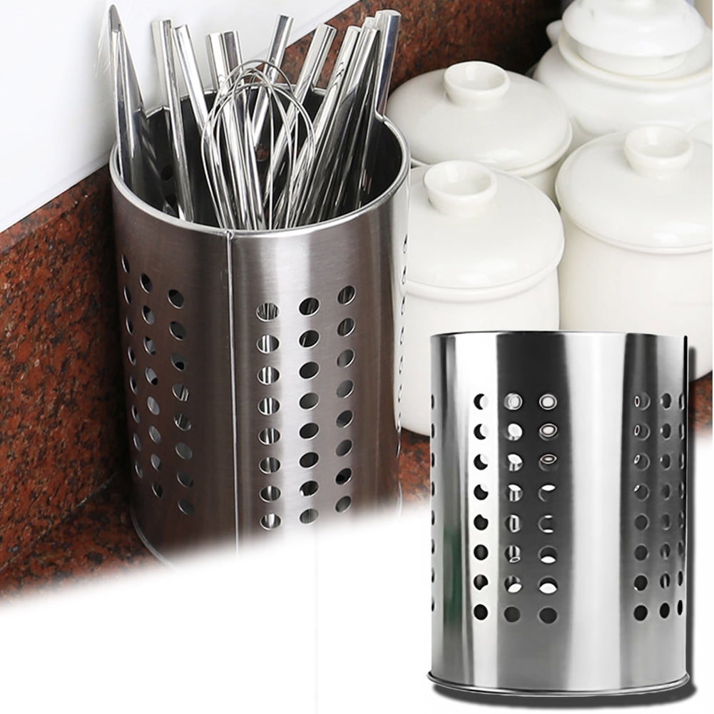 Cheers.US Stainless Steel Cooking Utensil Holder, ExtraLarge Stainless
