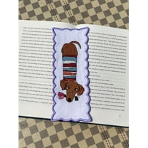 6 Pieces of Dog Bookmark Cross Stitch kit, Set of 6 Dogs Cross Stitch Bookmarks