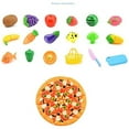 thumbnail image 3 of Ensemble de Jeu Familial de Jouets de Cuisine Alimentaire 24 Pcs, 3 of 6