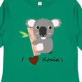thumbnail image 4 of Inktastic I heart Koalas Boys or Girls Long Sleeve Toddler T-Shirt, 4 of 5
