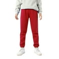 thumbnail image 2 of Boys Girls Active Pants Jogger Sweatpants With Pockets Kids Trousers Casual Solid Pants Soft Boys Pants Red 5-6 Years, 2 of 4