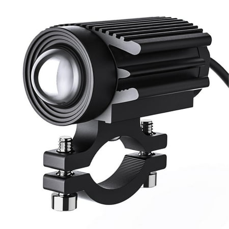 

Fovolat 60W Motorcycle LED Driving Lights 6000LM LED Spot Driving Fog Lights with Amber and White Projector Light Compatible with Tractor Truck ATV UTV SUV Boat