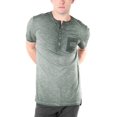 thumbnail image 2 of ZIMEGO Men’s Slim Fit Henley Shirt with Chest Pocket – Casual Textured Cotton Short Sleeve Fashion Athletic Fit T-Shirt, 2 of 6