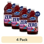 (4 pack) Ocean Spray® ZERO Sugar Mixed Berry Juice Drink, 64 fl oz Bottle