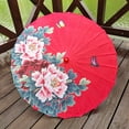 thumbnail image 3 of Oilpaper Umbrella, Decoration Umbrella, Handmade Antique Style Manual Umbrella, 3 of 5