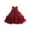 Wine*, variant on RUTAYY Children Girls Dress Solid Color Sleeveless Flower Princess Dress Catwalk Performance Trendy Vibrant Dresses