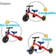 thumbnail image 2 of Apache 3 in 1 Triciclo, Montable y Bicicleta de Balance Rojo, 2 of 2