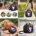 thumbnail image 4 of Jeiento Cherry Blossom Axolotl School Backpack for Girls 10-12 with Insulated Lunch Box Pencil Case Water Bottle Sleeve Keychain 17 inch Bookbag for 3rd-5th Grade Kids Lightweight Waterproof Daypack, 4 of 8