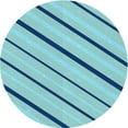 thumbnail image 1 of Ahgly Company Indoor Round Patterned Blue Ivy Blue Area Rugs, 8' Round, 1 of 6