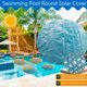 thumbnail image 3 of Piscina inflable a prueba de polvo aislamiento térmico cubierta de protección redonda cubiertas de piscina PE burbuja natación, 3 of 5
