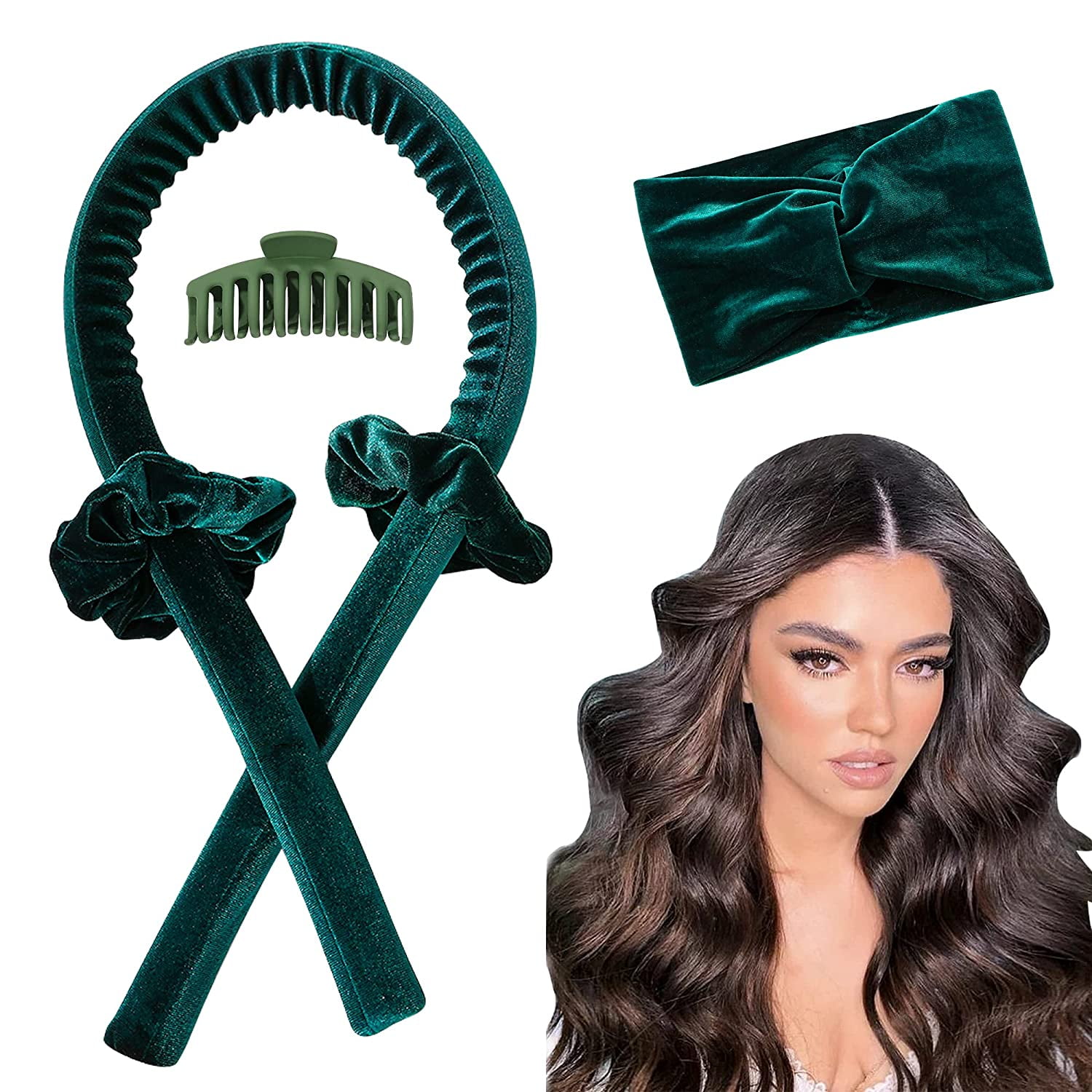 Ivyu Tiktok Hair Curlers Rollers For Long Heatless Curling Rod Headband