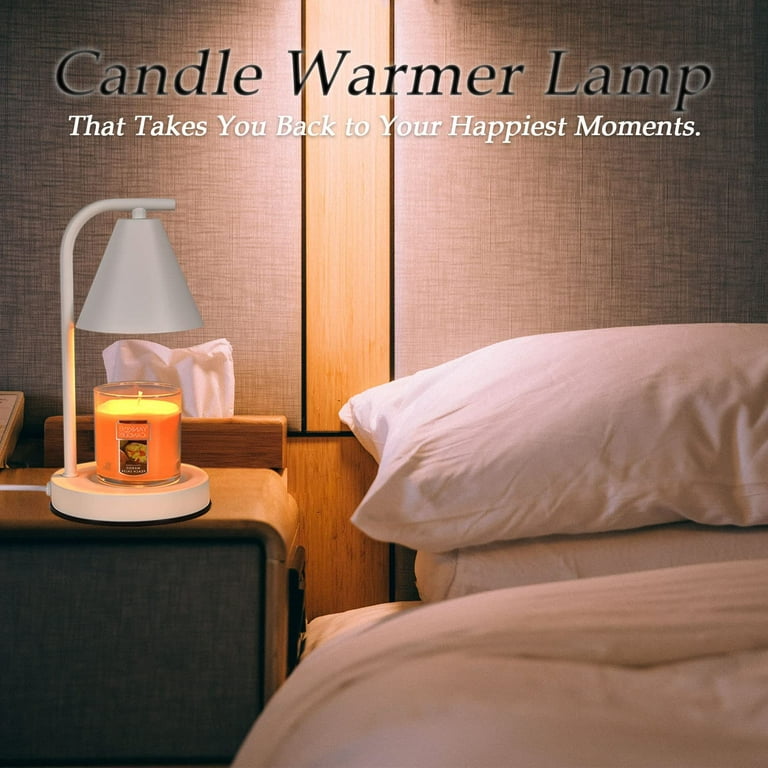 Candle Wax Warmer Lamp,Compatible with Yankee Candle Large Jar,Metal Candle  Lamp Dimmable Candle Melter for Scented Candles 