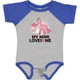thumbnail image 3 of Inktastic My Mimi Loves Me Llama Girls Baby Bodysuit, 3 of 5