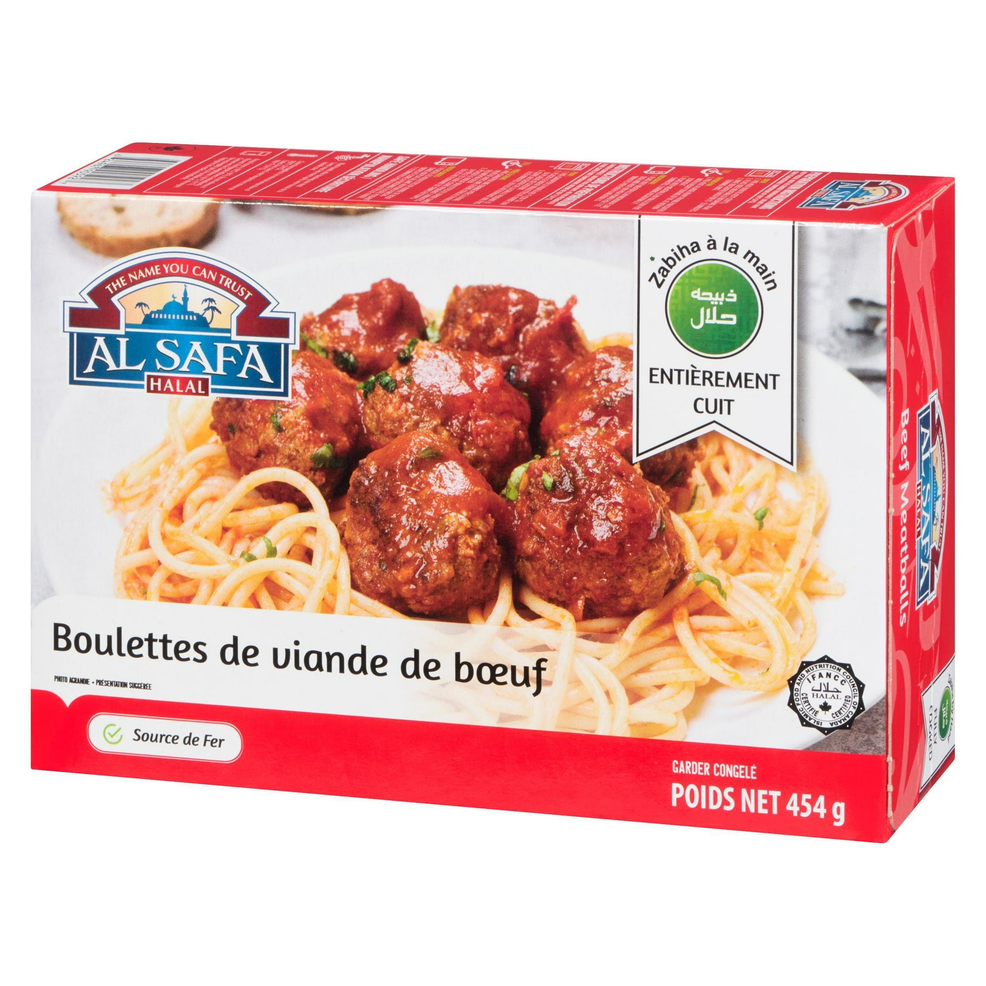 Al Safa Halal Fully Cooked Beef Meatballs
